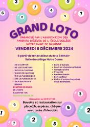 Grand loto du 6 decembre 2024